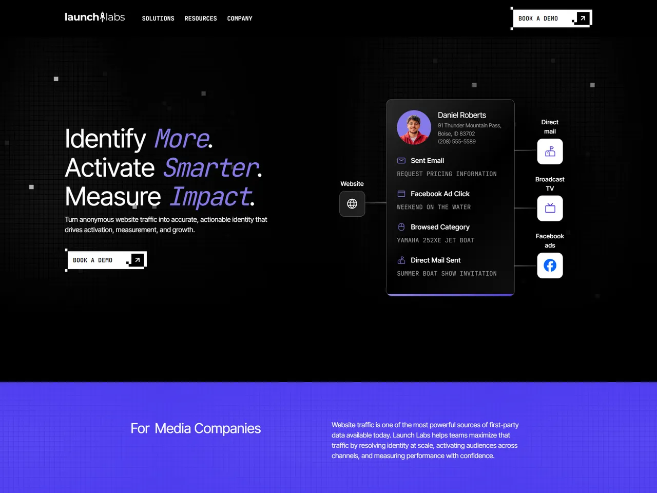 Launch Labs website